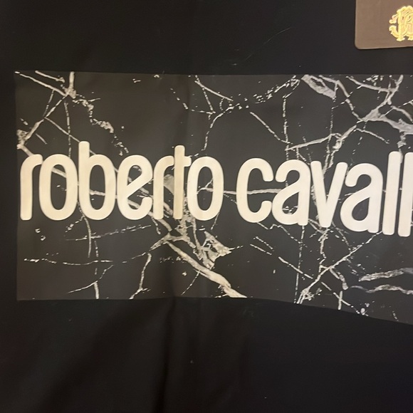 Roberto Cavalli men’s tshirt authentic with graphic logo - Picture 3 of 5